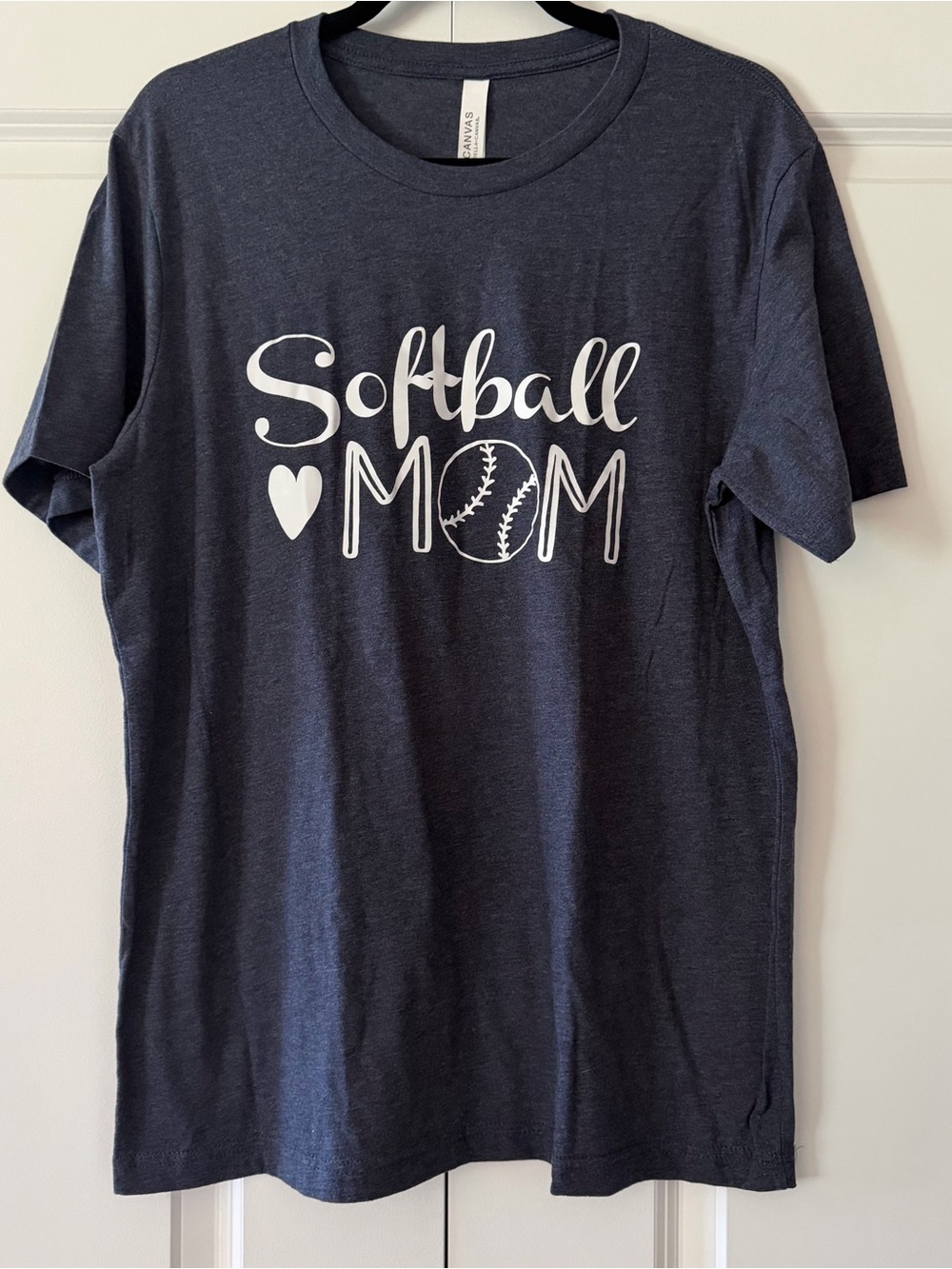 Bella + Canvas | Softball Mom Graphic Tee | Large